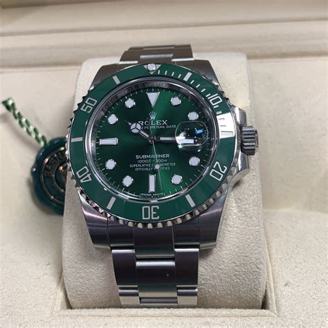 rolex submariner hulk nuovo prezzo|rolex hulk submarines for sale.